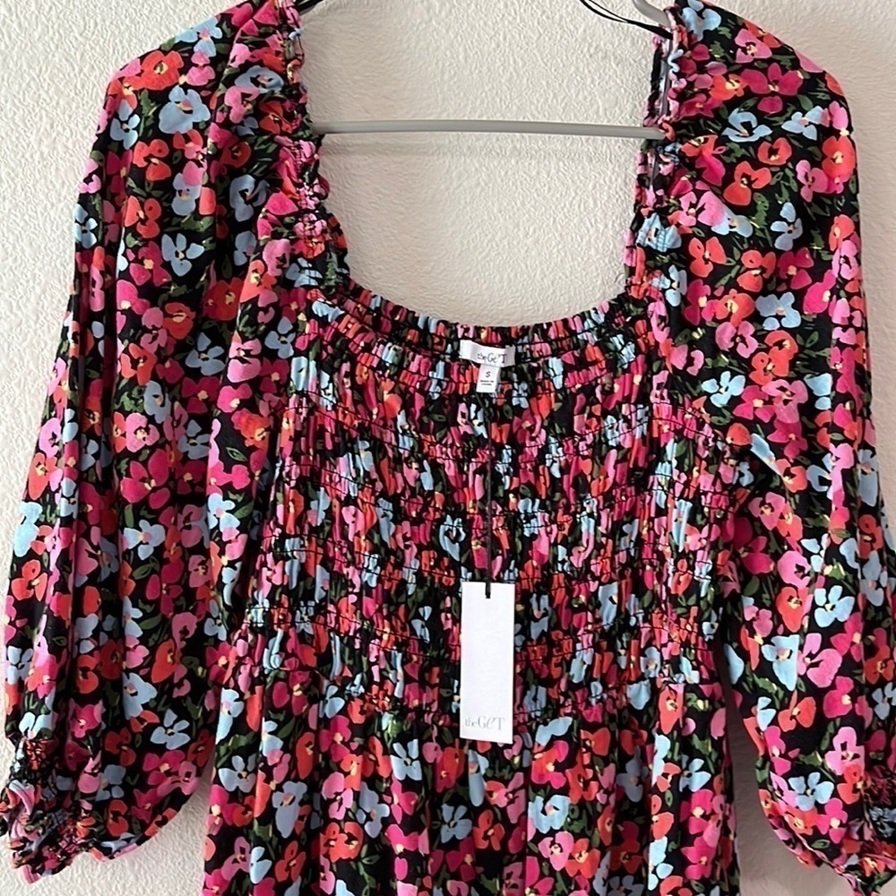 Floral mini dress